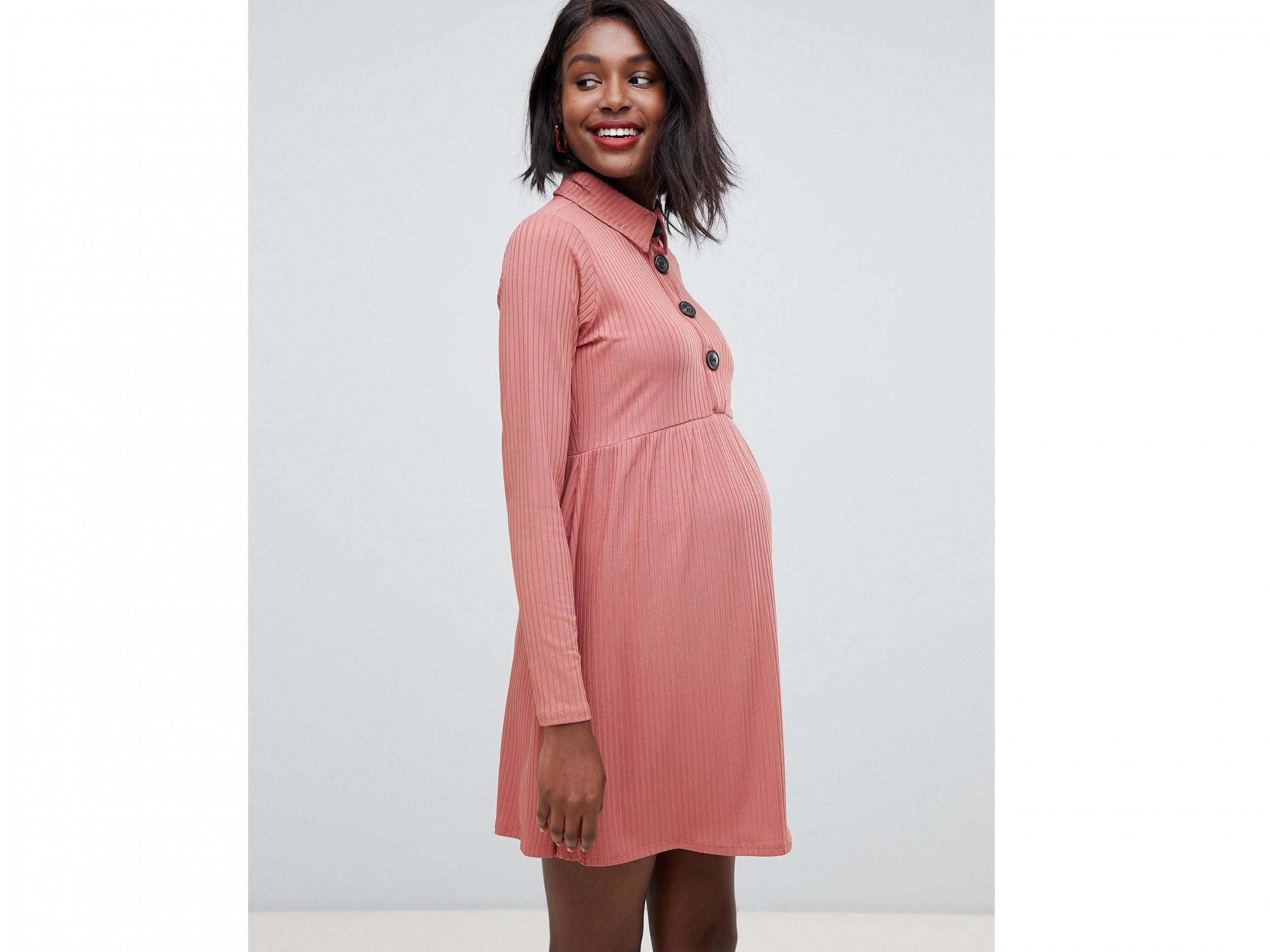 Women Maternity Nursing Shirt Wrap Dress Party Breastfeeding Pregnant Dresses UK